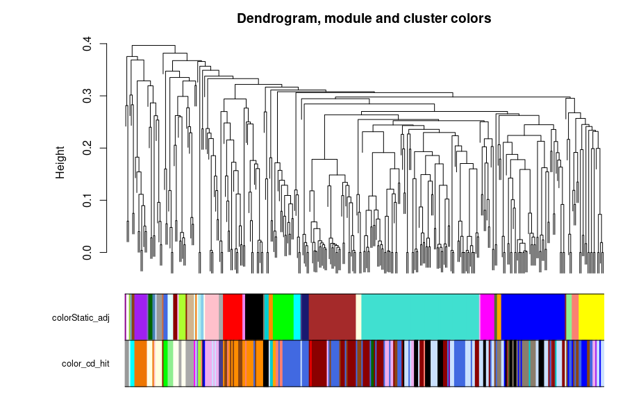 CD-HIT vs Correlation Network